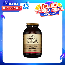 NHẬP KHẨU USA CHÍNH HÃNG - Viên uống dầu cá bổ sung omega 3