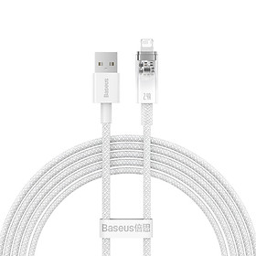 Cáp Sạc Nhanh USB to iP Baseus Explorer Series Fast Charging Cable with Smart Temperature Control (Hàng chính hãng)