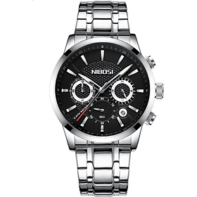 Đồng Hồ Nam Dây Thép Không Gỉ 1985 Nibosi 2313