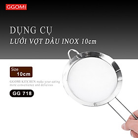 Lưới vớt cặn dầu ăn bằng inox không gỉ, sản phẩm không qua quy trình hàn khí an toàn sức khỏe người tiêu dùng khi sử dụng GGOMi Hàn Quốc