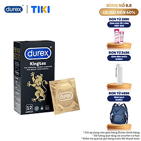 Bao cao su Durex Kingtex 12 bao