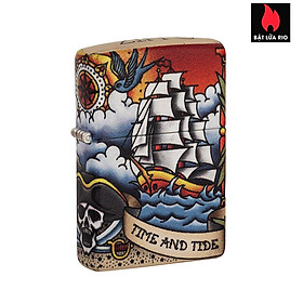 Bật Lửa Zippo 49532 – Zippo Nautical Tattoo Design 540 Color