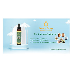 Khử Mùi Bếp Nấu, Tủ Giầy, Toilet Xịt Khử Mùi Hữu Cơ Peace Mass 150ml