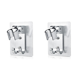 Mua combo 2 Giá đỡ vòi sen kết hợp móc treo đồ - không cần đục lỗ trên tường