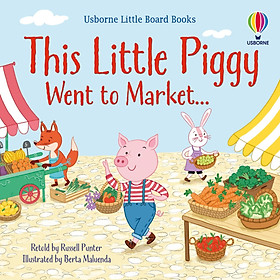 Hình ảnh Review sách Little Board Books: This little piggy went to market - TRUYỆN TRANH TIẾNG ANH CHO BÉ