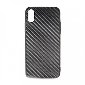 Carbon Fiber Phone Case 360° Protection Shockproof Cover Slim Fit Protection for iPhone X