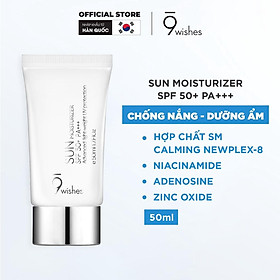 Kem chống nắng 9 Wishes Sun Moisturizer SPF 50+ PA+++ 50ml