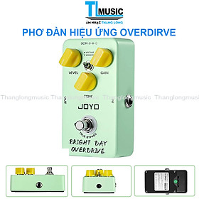 Mua Phơ đàn  bàn đạp hiệu ứng guitar điện  pedal effect Bright day overdrive Joyo JF25- Hàng Chính Hãng
