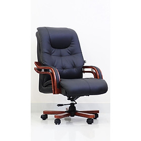 Mua Ghế giám đốc gỗ bọc da cao cấp hàng nhập khẩu AMA-TB008-U