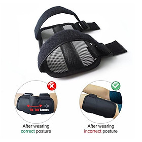 Golf Straight Swing Practice Training Aid Elbow Support Brace Arm Band Trainer w/ Sound Notifications for Golf Beginner