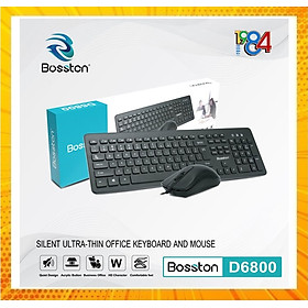 Bộ bàn phím và chuột Bosston D6800 -HÀNG CHÍNH HÃNG