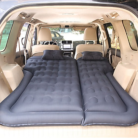 Nệm hơi, giường hơi ô tô cỡ lớn dùng cho xe 7 chỗ, 16 chỗ, dùng đi du lịch cắm trại (Tặng kèm bơm 12V)