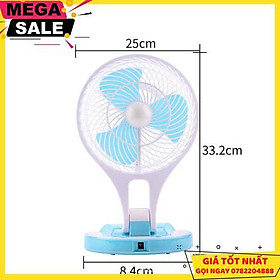 Mua Quạt Mini Sạc Pin (Không Sợ Mùa Hè Mất Điện) - Giao Hàng Toàn Quốc
