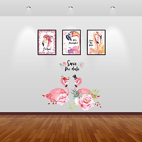 Mua Decal dán tường Combo Save the date AmyShop ( 150 x 150 cm )