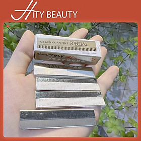 Combo 10 lưỡi dao cạo lông mày Tifonly-Cut Spacily kim loại không gỉ, bền và sắc tỉa lông mày - Hity Beauty