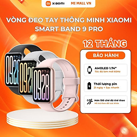 Vòng Đeo Tay Thông Minh Xiaomi Smart Band 9 Pro – Hàng Chính Hãng - Moonlight Silver