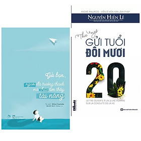 Combo 2 cuốn sách kỹ năng sống hay : Gửi bạn, người đã trưởng thành mà chưa tìm thấy tài năng +Thư Ngỏ Gửi Tuổi Đôi Mươi (Bộ Sách Cha Mẹ Khéo - Con Thành Công) (Tặng kèm Bookmark Happy Life)
