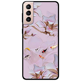 Ốp lưng dành cho Samsung Galaxy S22 - S22 Plus - S22 Ultra - mẫu Tranh Hoa Và Cá
