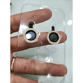 Bộ miếng dán kính cường lực Camera Diamond đính đá cho iphone 13/ 13mini - Hàng Nhập Khẩu