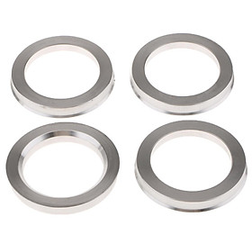 4 Pieces Spigot Rings 73.1mm to 54.1mm Aluminum Alloy Wheel Hub Spacers