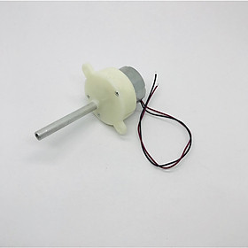 Mua Motor giảm tốc mini 300 điện áp 6V - 12V tốc độ 5 - 10 vòng chạy êm thích hợp làm bàn xoay trưng bày sản phẩm - LK0173