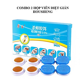 Thuốc diệt gián sinh học Housheng, diệt tận gốc tất cả các loại gián, hiệu quả, an toàn. - Combo 2 hộp