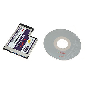 Fun USB Expresscard Expansion Card 3 Port USB 3.0 Expresscard 34 54mm Expansion Card Expresscard to USB Adapter USB Express Card