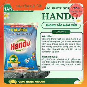 Mua Bột thông tắc bồn cầu bể phốt Hando 300Gr  Chỉ dùng cho hầm cầu bể phốt không dùng cho đường ống 