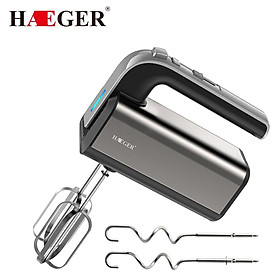 Mua Máy đánh trứng và làm bánh cầm tay nhãn hiệu Haeger HG-6664 5 mức tốc độ đánh  Công suất 500W - Hàng chính hãng