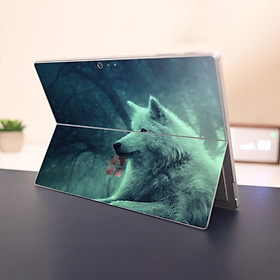 Skin dán hình sói tuyết cho Surface Go, Pro 2, Pro 3, Pro 4, Pro 5, Pro 6, Pro 7, Pro X