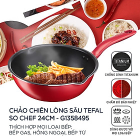 Chảo đáy từ chống dính cao cấp- Tefal So Chef- Hàng chính hãng