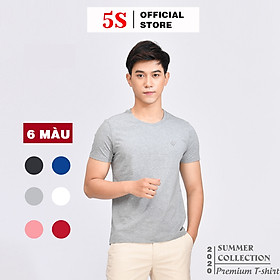 Áo Thun Nam 5S Cổ Tròn (ATSS199) Cao Cấp Trẻ Trung, Thoáng Mát N1