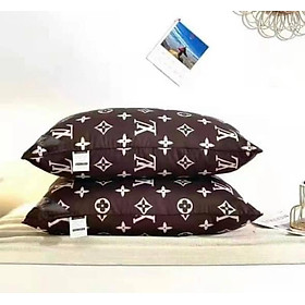 Mua MỘT ĐÔI RUỘT GỐI HOA VĂN NÂU SANG CHẢNH - HÀNG CHUẨN NẶNG 1 3KG