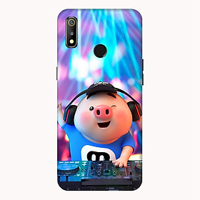 Ốp lưng điện thoại Realme 3 hình Heo Con Làm DJ - Hàng chính hãng