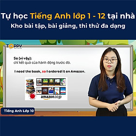 Toàn Quốc [E-Voucher] Học online môn Tiếng Anh từ lớp 1 - 12 tại nhà - TOPPY