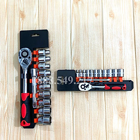Mua Bộ tuýp - Bộ khẩu 12 chi tiết thép Cr-V cao cấp - Dụng cụ sửa chữa chuyên dụng