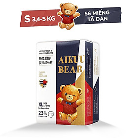 [Bịch] Tã Bỉm AIKUU BEAR Dán/Quần đủ size S56,M50,L48,XL46,XXL44,XXXL42 Chính Hãng