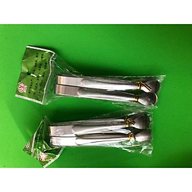Mua Dụng cụ kẹp thức ăn inox ( giá 1 gói 2 cái)