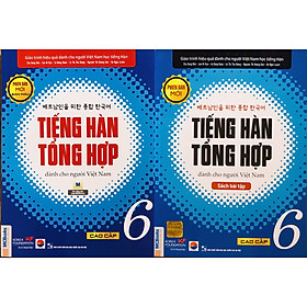 Nơi bán Combo Tiếng Hàn Tổng Hợp Dành Cho Người Việt Nam - Cao Cấp 6 (SGK + SBT) bản 4 màu - Giá Từ -1đ