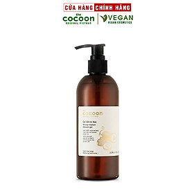 Gel tắm bí đao Cocoon 310ml giúp da sạch mịn màng và giảm mụn lưng thuần chay