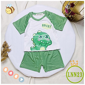 Bộ Cộc Tay In LNN23 Đồ Bộ Thun Lạnh Cao Cấp Mềm Mịn Thoáng Mát Hàng Chuẩn Loại 1 MINKY MOM Dễ Chịu, Thoải Mái Cho Bé