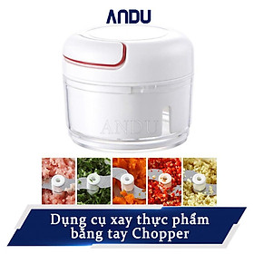 Mua Máy Xay Tỏi Mini Cầm Tay CHOPPER Có Dây Kéo Xay Ớt Thịt Tiện Lợi