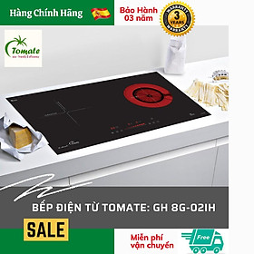 Bếp điện từ GH 8G-02IH. Tomate Tây Ban Nha. Hàng Chính Hãng