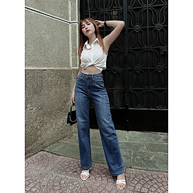 Quần ống đứng dáng dài vải xuất chính cống HQJeans mẫu mới nhât HQ55