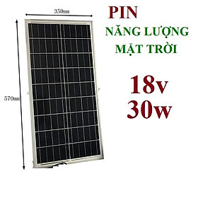 Mua Tấm pin 35 x 67cm năng lượng mặt trời 30w  35w - 12v sạc bình hoặc 18v