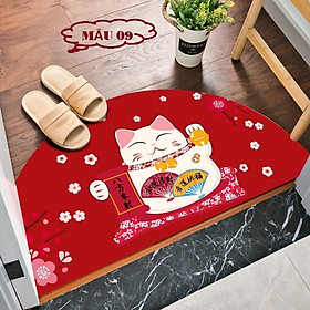 Mua Thảm đỏ kiểu bán nguyệt họa tiết Cute thích hợp cho màu Tết