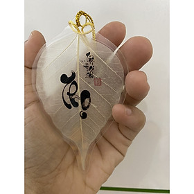 Lá bồ đề Bình An - chữ THỌ