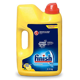 Bột rửa chén Finish Dishwasher Power Powder Lemon Sparkle 2,5 kg QT017384 - hương chanh