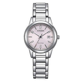 Đồng Hồ Nữ Citizen Eco-Drive Dây Thép Không Gỉ FE1241-71Z - Mặt Hồng (29.4mm)