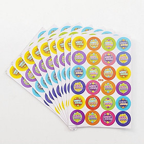 Sticker khen thưởng mẫu dễ thương tạo động lực cho học sinh (xấp 10 tấm)